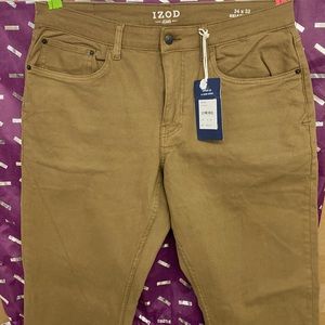 MENS khaki pants IZOD